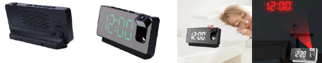 RELOJ DESPERTADOR ELECTRÓNICO DE TECHO C